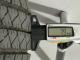 夏タイヤの残り溝は7.9mmです。スリップラインからは6.3mmとなっております。