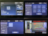 メニュー画面、パノラミックビューモニターの画像です。