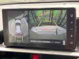 【パノラミックビューモニター】専用のカメラにより、上から見下ろしたような視点で360度クルマの周囲を確認することができます☆死角部分も確認しやすく、狭い場所での切り返しや駐車もスムーズに行えます。