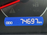 走行距離74697KM。まだまだ安心してお乗りいただけます。