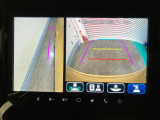 【全方位モニター】 4つのカメラで映像を映し出します。発進時、後退時も周囲の安全を確認し、サポートします^^