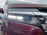 LEDヘッドライトが安全な夜間走行をサポートしてくれます♪照射範囲が広くなるので前方視界が全体的に明るくなり、夜間走行をしっかりアシスト♪