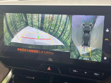 【パノラミックビューモニター】専用のカメラにより、上から見下ろしたような視点で360度クルマの周囲を確認することができます☆死角部分も確認しやすく、狭い場所での切り返しや駐車もスムーズに行えます。