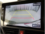 バックガイドモニターで、後方を確認しながら安心して駐車することができます。運転初心者も熟練者も必須の機能ですよ!