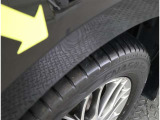 車両の修復箇所と修復状態がわかります。