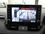 車両を上から見たような映像をナビ画面に表示するパノラミックビューモニターが付いています。