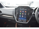 ナビを始め、車両やエアコンの設定、SUBARU STARLINK、ラジオやテレビなどさまざまな機能を内蔵している11.6インチセンターインフォメーションディスプレイ&インフォテインメントシステム