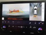 バックガイドモニターを装備しています、車庫入れもラクラクです。パノラミックビューモニターを搭載しています、上からの画像も表示されます。