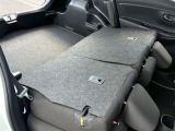 シートが倒せて荷物も楽々