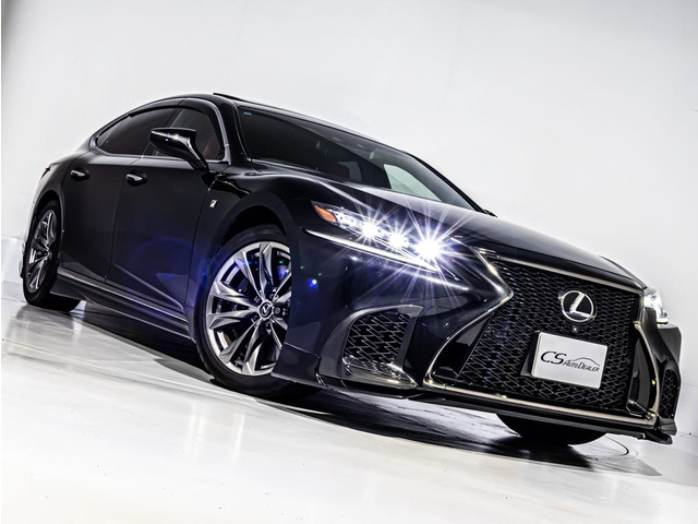 レクサス LS 500 Fスポーツ TRDエアロ&マフラー サンルーフ 赤革 の