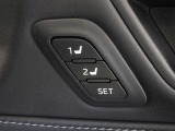 運転席のパワーシートは2名様分までメモリー機能付きです。