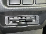 ETC車載器付きです。高速道路の料金所もスムーズに通過できます。