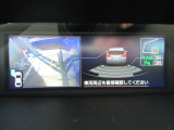 サブモニターのバックカメラの画像。