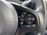ステアリングスイッチで運転時の視線もそらさずに操作可能です