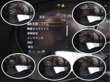 エマージェンシーブレーキ・VDC・踏み間違い衝突防止等の先進安全技術搭載です。メーター内ディスプレイでON/OFFを行います。また、メーター内ディスプレイには車両情報を表示します。