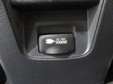 非常時やキャンプなどに役立つAC100Vコンセント付きです。
