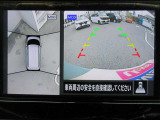 車の真上から見下ろしたような360度視界の良い『アラウンドビューモニター』です♪♪ 苦手な狭い駐車場、暗い所でも確認ができてとっても安心です♪♪