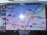 長距離ドライブも安心のナビ付です。