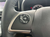 ハンドルスイッチで車両設定・オーディオの選曲や音量調整などが出来、安全性もアップ。