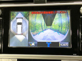 【パノラミックビューモニター】専用のカメラにより、上から見下ろしたような視点で360度クルマの周囲を確認することができます☆縦列駐車や幅寄せ時に活躍してくれます♪