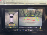 【パノラミックビューモニター】専用のカメラにより、上から見下ろしたような視点で360度クルマの周囲を確認することができます☆死角部分も確認しやすく、狭い場所での切り返しや駐車もスムーズに行えます。