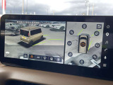 上から見たような画像で車庫入れなどに便利なアラウンドビューモニター