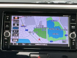 見やすい日産純正ナビゲーションです。