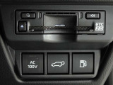 非常時やキャンプなどに役立つAC100Vコンセント付きです。ETCも装備してます。