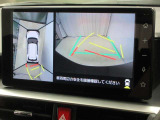 パノラミックビューモニター付きです。車両を上から見たような映像をディスプレイオーディオ画面に表示。運転席からの目視だけでは見にくい、車両周辺の状況をリアルタイムでしっかり確認できます。