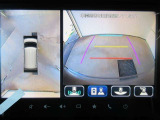 車両を上から見たような映像をディスプレイオーディオ画面に表示するパノラミックビューモニター