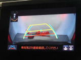 バックガイドモニターを装備しています、車庫入れもラクラクです。