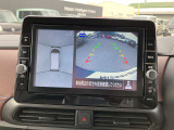 アラウンドビューモニター 駐車場での車庫入れや狭い道路での走行にカメラで確認が出来るので安心です。
