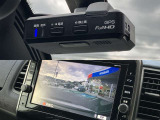 純正前方ドラレコです。もしもの時にしっかり記録が残ります。ナビの画面で映像確認ができます。