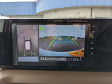 【アラウンドビューモニター】クルマの上空からから見ているかのような視点で、左右・前後の安全確認が出来ます!