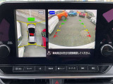 【アラウンドビューモニター】空から見下ろしているような視点で周囲を確認できます。スムースな駐車をサポートします♪