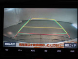 バックガイドモニターで、後方を確認しながら安心して駐車することができます。運転初心者も熟練者も必須の機能ですよ!