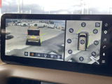 上から見たような画像で車庫入れなどに便利なアラウンドビューモニター