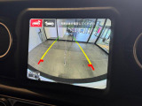 ガイドライン入りのバックカメラで駐車もスムーズです。