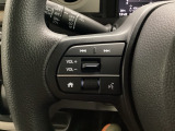 ステアリング左手側はオーディオ関連の操作スイッチです。視線を逸らすことなく運転に集中できます