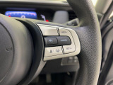 ハンドルにはホンダセンシングのコントロールスイッチが装備されテおり、ACCもハンドルから手を離さずに操作が出来ます。感覚で操作ができて便利で安全ですね!