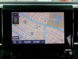 標準装備のディスプレイオーディオ付きです。ナビゲーション機能を装備しています。