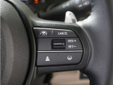 ◆アダプティブクルーズコントロール◆予め設定した車速内でクルマが自動的に加減速。前走車との適切な車間距離を維持しながら追従走行します。【LKAS】車線維持支援システムでステアリング操作を支援。