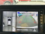 上から丸見えアラウンドビューモニターで車庫入れも安心楽々です!夜間でも綺麗に映ります。