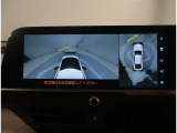パノラミックビューモニター 車両上空より写したような画像をモニターに表示☆車庫入れや、幅寄せなどに大変便利な機能です。