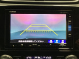 バックでの車庫入れも安心です! リアカメラが付いているバックモニター付のナビを装備しております。操作線もついており距離感も画面から確認できます。