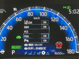 メーター内ディスプレイです。色々な情報を表示する事が出来ます。
