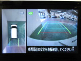 アラウンドビューモニターで車庫入れも空から見ている様に駐車できラクラクです。