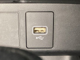 アクセサリーソケットの横にはナビゲーション用の外部入力可能なUSB端子がついており、周辺には物が置けるトレーがついています。
