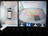 車両を上から見たような映像をディスプレイオーディオ画面に表示するパノラミックビューモニター
