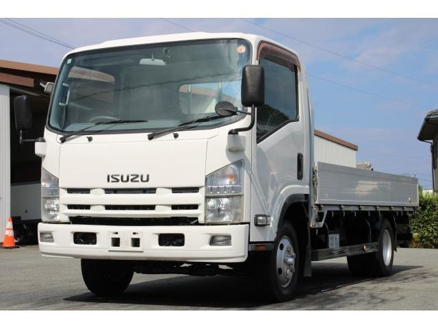 エルフ 平ボディ 4WD 2t積載 ワイドロング